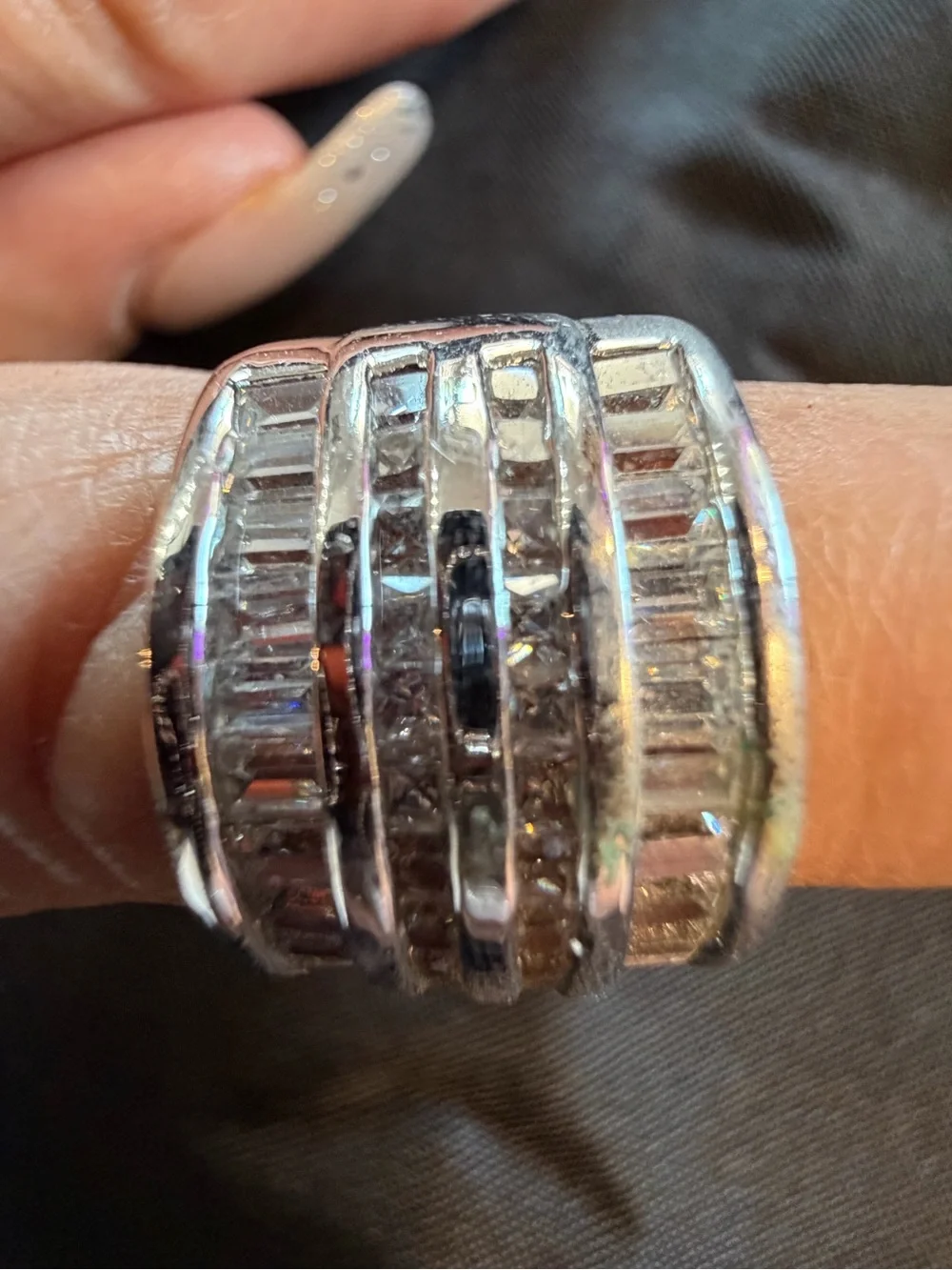 Park Lane High Society Ring Size 8 Swarovski Crystal Statement Ring in